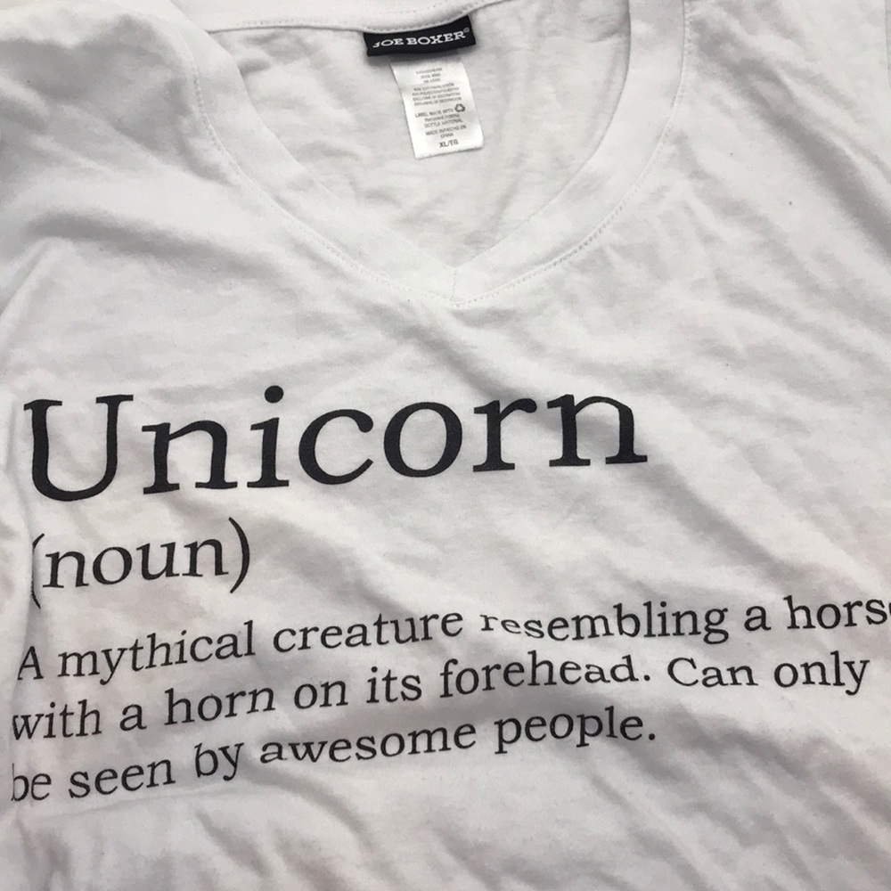 Unicorn vneck